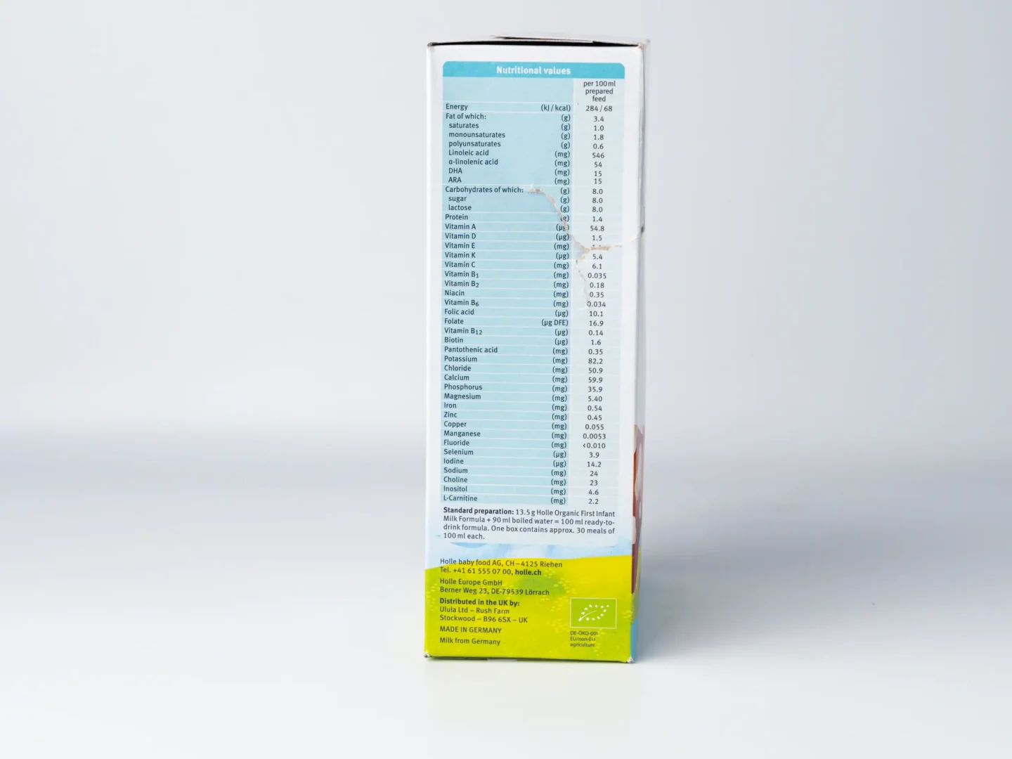 Holle Cow Stage 1 - Organic Infant Formula - Image 3