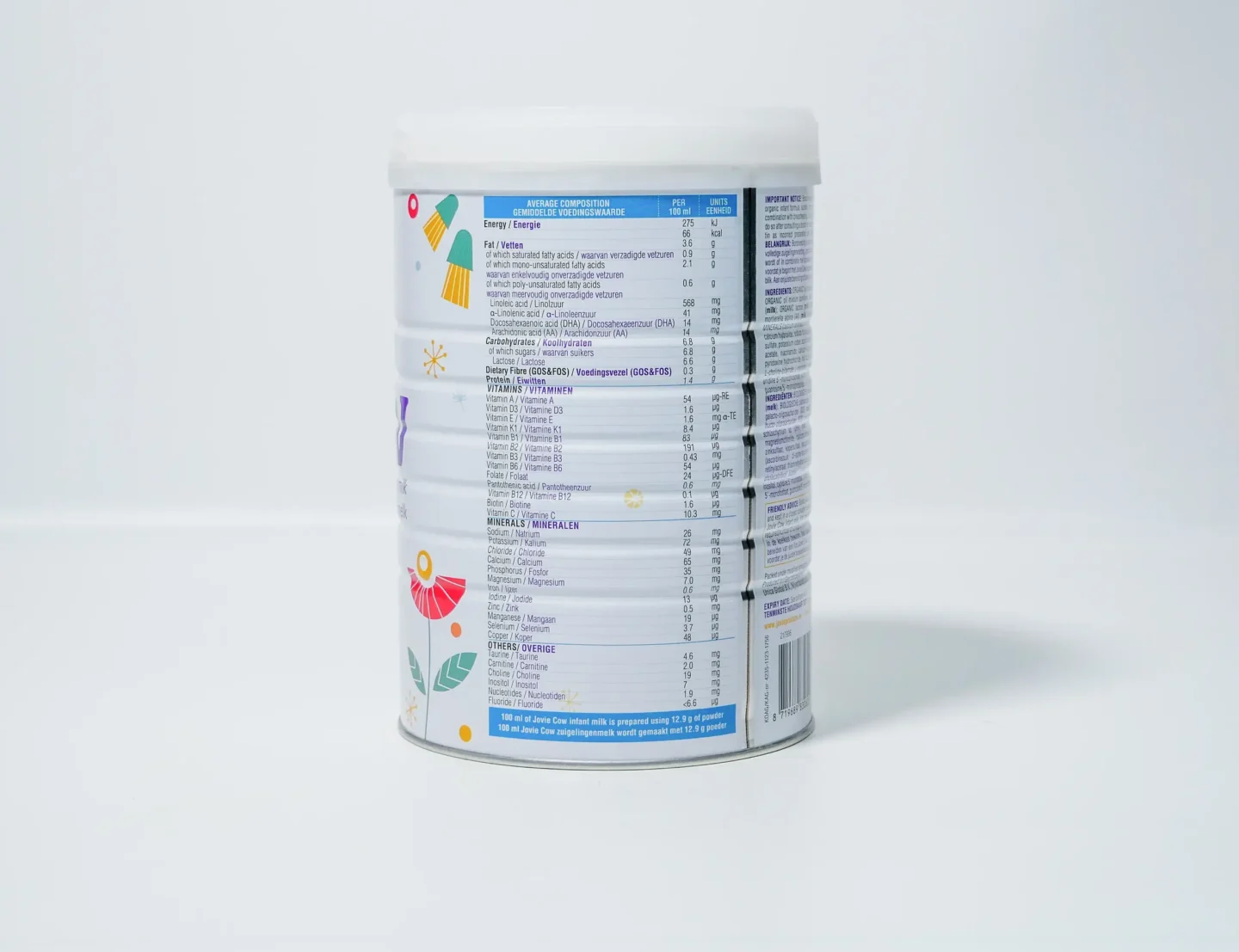 Jovie Stage 1 - Organic Cow Milk Formula - Image 4