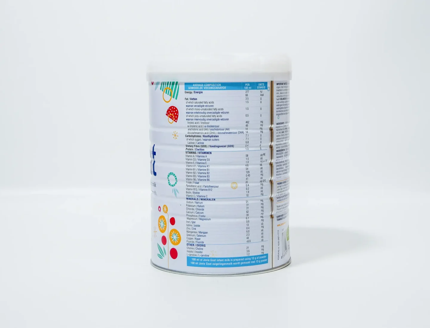 Jovie Stage 1 - Organic Goat Milk Formula - Image 3