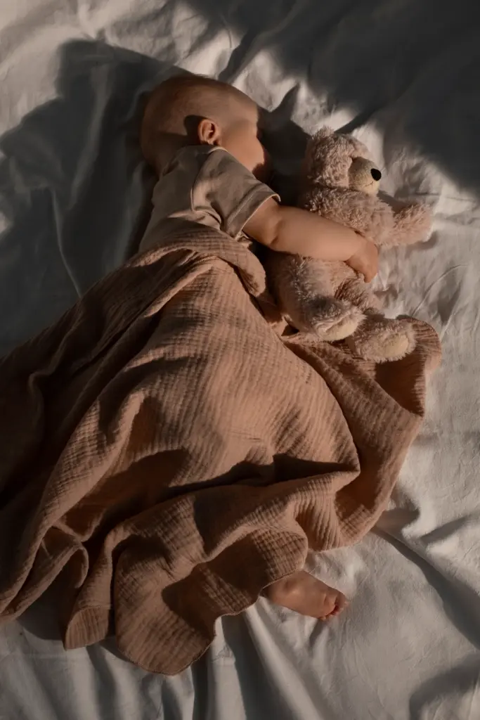 baby with stuffed animal 2