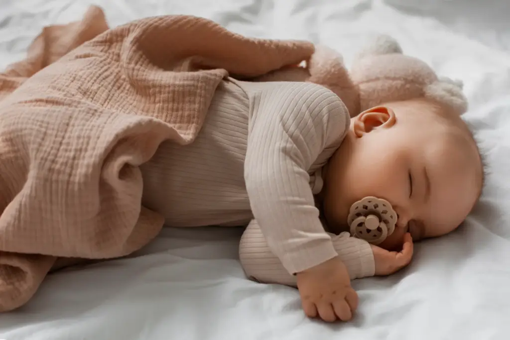 cute baby with stuffed animal